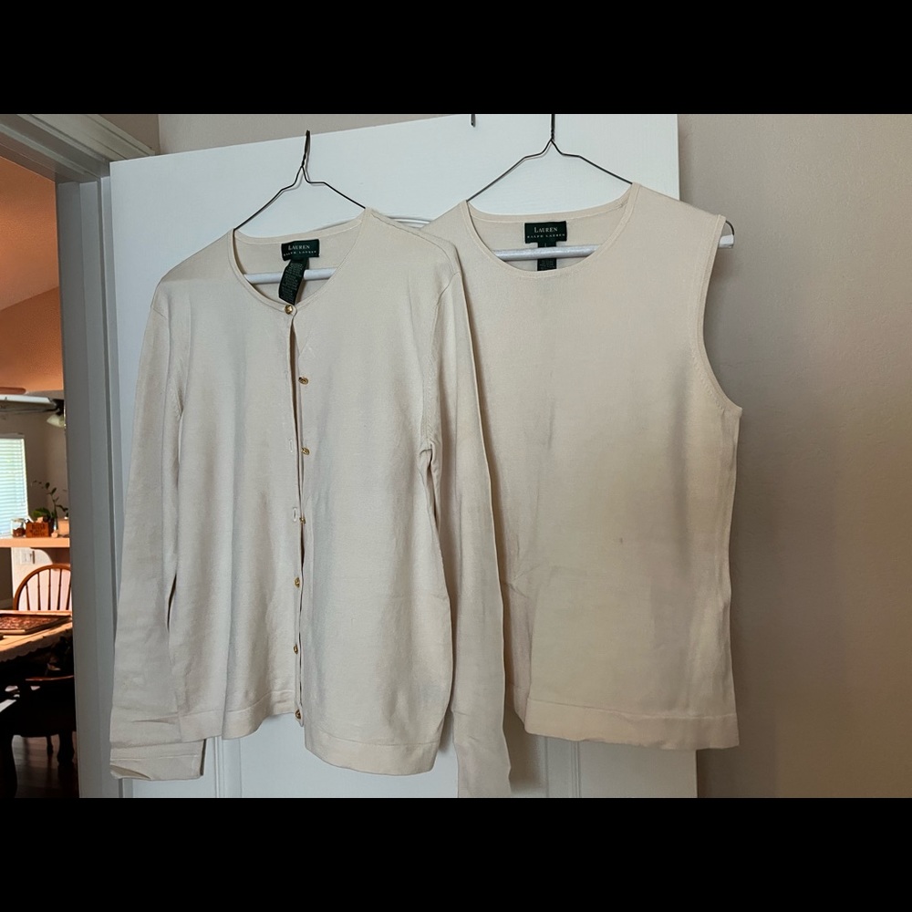 Ralph Lauren cream set